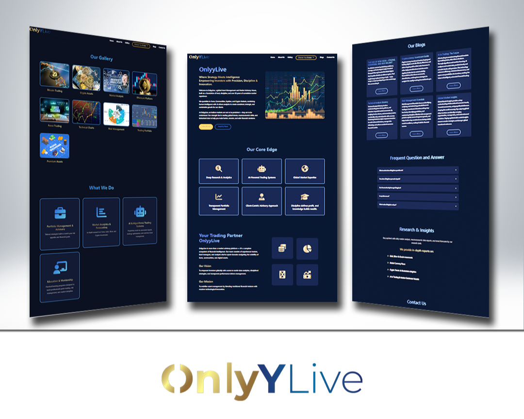 Person designing website