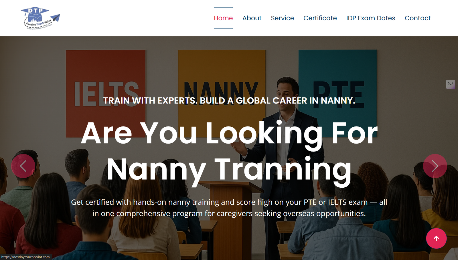 Destiny Touchpoint Website Design