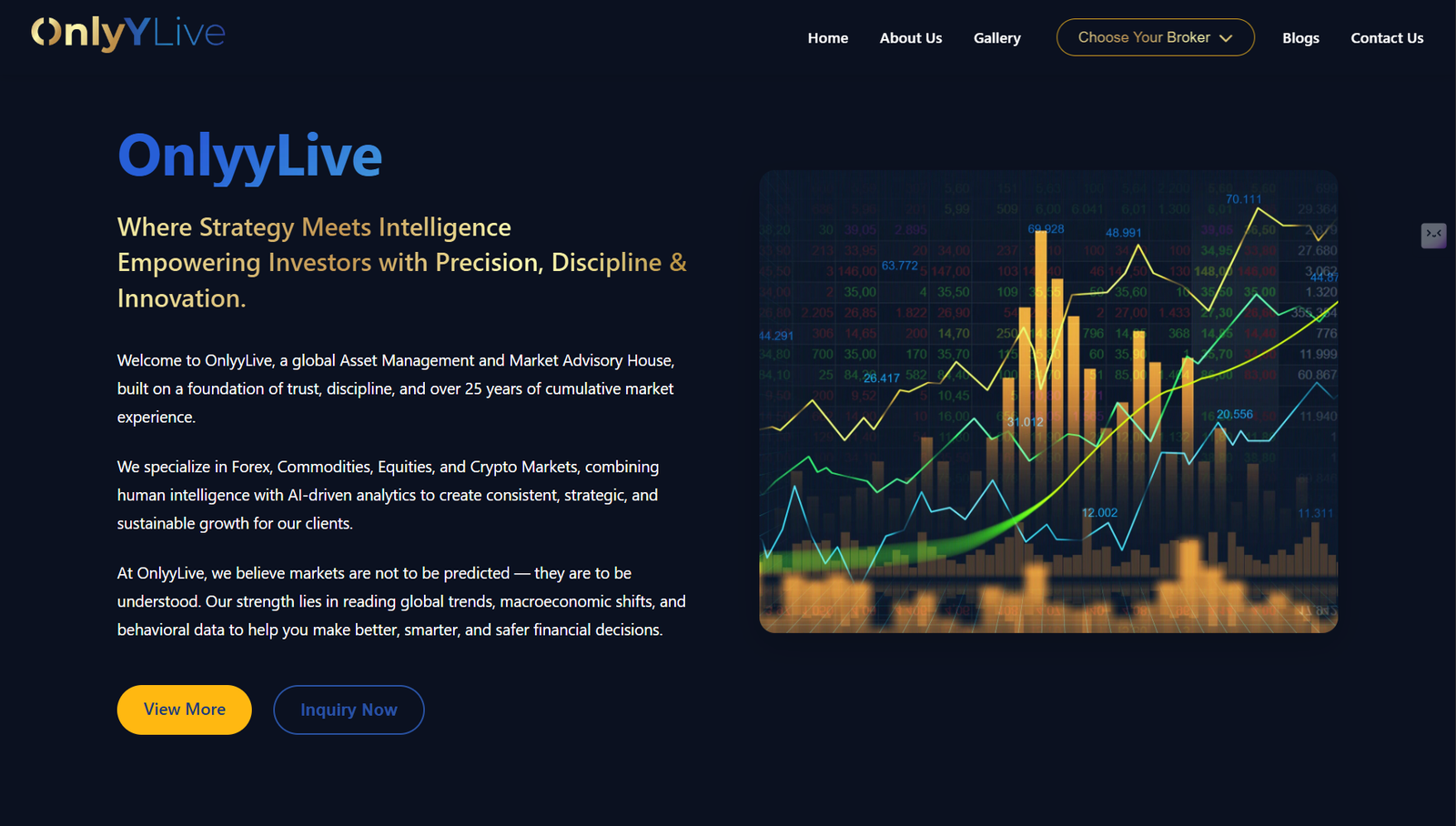 Onlyy Live Website Design